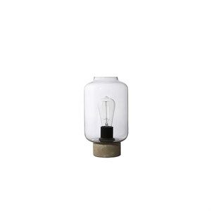 Image of Frandsen - Column bordlampe - Betonbase/Røget glas