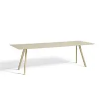 Hay spisebord CPH30 - 250 x 90 cm - lakeret bordplade og ben i eg 