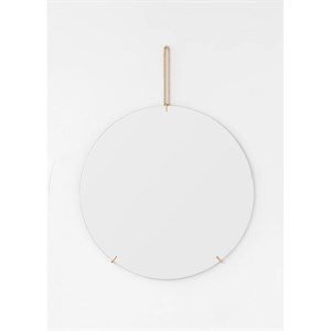 MOEBE - Wall Mirror Ø70 - Brass