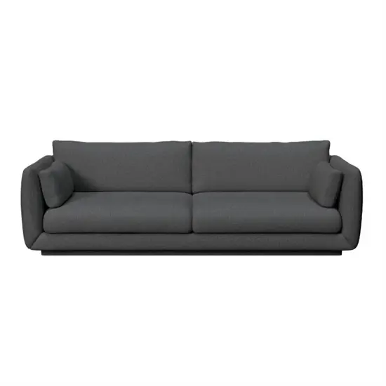 Cane-Line - Bloom 3-pers. sofa m/plint - Chenny Dark green