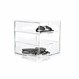 Nomess - "Clear 3 Drawer 20" Opbevaringskasse