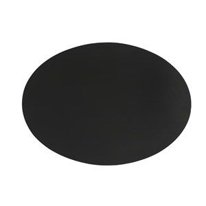 Sej Design - dækkeserviet - oval  - sort