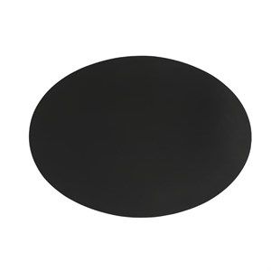 Image of Sej Design - dækkeserviet - oval - sort