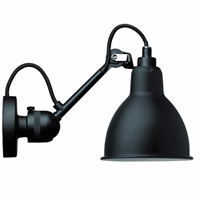 Lampe Gras - Wall lamp - Black/sat - Uden kontakt