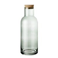 Blommingville - Flaske m/låg, Grøn glas
