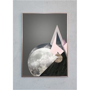 Image of Martin Moore - plakat 50 x 70 cm - måne