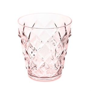 Image of Koziol - Crystal glas i plastik - Lyserød/transparent (200 ml.)
