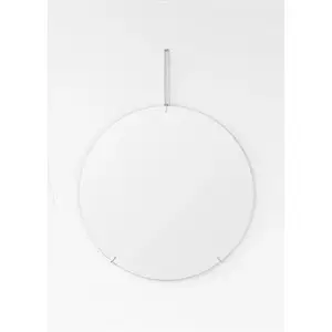 MOEBE - Wall Mirror Ø70 - Chrome