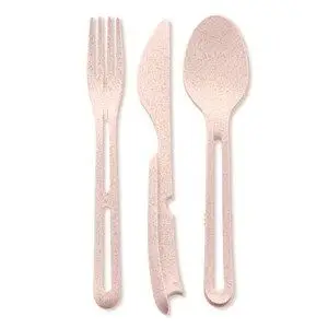 Koziol - Cutlery Klikk bestik - Sæt af 3 - Organic Pink