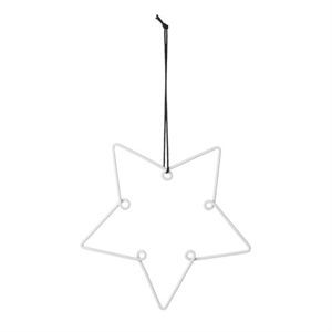Image of Louise Roe - Star Ornament - large - hvid