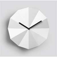 LAWA Design - Delta ur, hvid m. sort visere