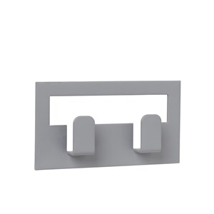 Blomus knage - VINDO double towel hook large - sharkskin