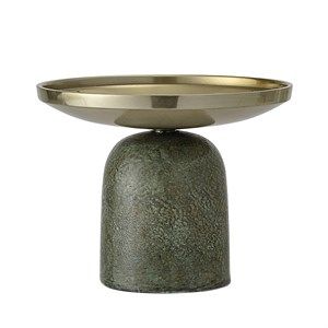 Image of Bloomingville - Lysestage - grøn - aluminium (Ø13xH10 cm)