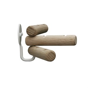 Nordic Function - 3Hooks 3-i-1 knage - eg/hvid