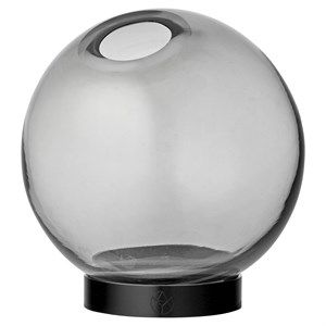 Image of AYTM - Globe vase med fod - Large - Sort