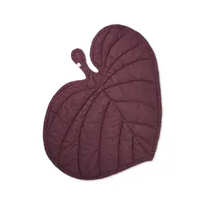 Nofred - Blad tæppe - Burgundy