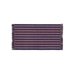 HAY - dørmåtte - stripes & stripes - navy cacao - 52 x 95 cm