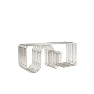 AYTM - Curva Bench - Silver - L100 x W32 x H43,2 cm