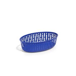 Image of HAY - Panier Oval Metalkurv - Mørkeblå