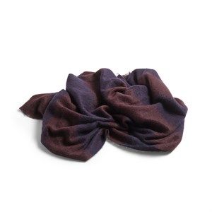 Image of HAY - Mohair Plaid - Mørkeblå