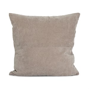 Frej Pude i fløjl - Warm Grey