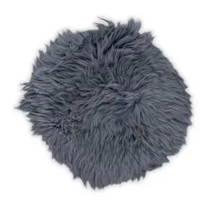 Misha Lammeskind Siddehynde - Cold Grey/grå