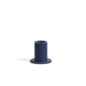 HAY - Tube Candleholder S, Midnight blue