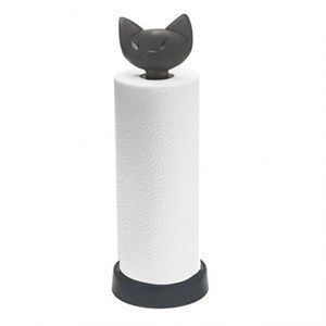 Image of Koziol køkkenrulleholder - Miaou køkkenrulleholder i sort