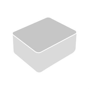 Rektangulær sort møbelovertræk til udendørs bord, 165 x 145 x 100 cm.