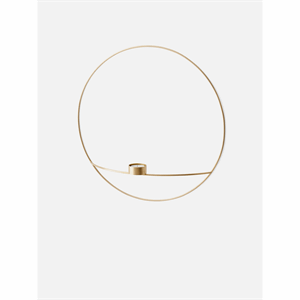 Image of Menu - POV Circle - tealight Candle holder - L - Brass