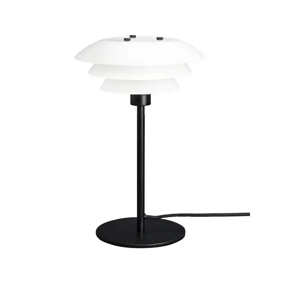 Dyberg Larsen - DL20 Bordlampe - Hvid/Sort