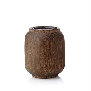 Image of Applicata - Poppy Vase medium (røget eg)