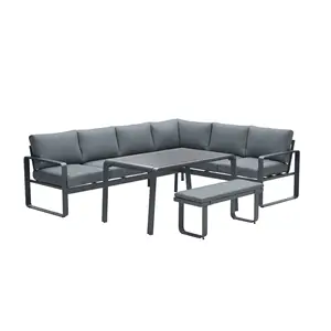 Garden Impressions - Lounge Sæt - Oreon - 4-pcs - black/grey