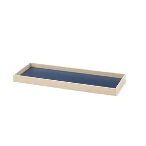 Gejst bakke - Frame tray small i eg/blå
