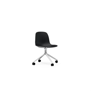 Normann Copenhagen stol - Form Chair Swivel 4W - sort