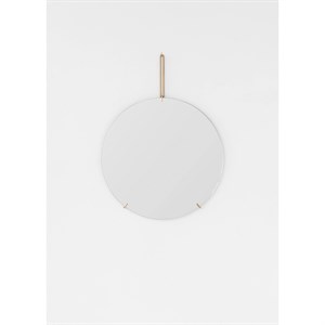 MOEBE - Wall Mirror Ø30 - Brass