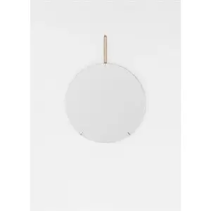 MOEBE - Wall Mirror Ø30 - Brass