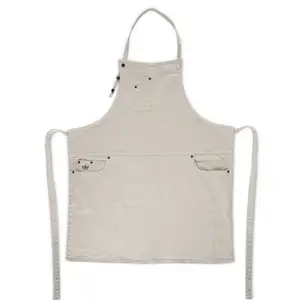 DutchDeluxes - Five Pockets Forklæde - Slim Fit - Sand Denim 
