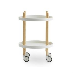 Image of Normann - Block Rullebord Ø45 - Hvid