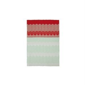 Image of Normann Copenhagen plaid - Ekko Throw plaid (hindbær/mint)