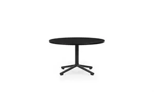 Normann Copenhagen - Lunar Coffee Table - 40 x 70 cm - Black Alu/Oak