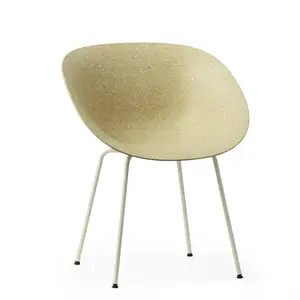 Normann Copenhagen - Armstol - Mat Chair - Hemp - Creme/Stål