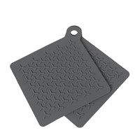 Blomus - 2 FLIP Grydelapper - Silikone - Grå