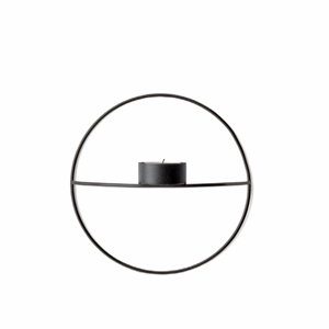 Image of Menu - POV Circle - tealight Candle holder - S - Black