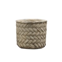 Chic Antique - Corte skjulere med flettede mønster lavet i cement (Ø16,5 cm)