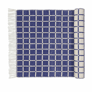 Broste Copenhagen - Tæppe - Rug Henny - Ultramarine Blue - 140 x 200 cm