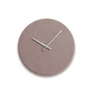 Hemverk - Vægur - Shape Chocolate - Sølv visere - Ø28 cm