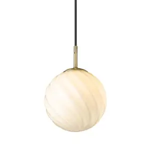 Halo Design - Twist Pendel Ball Ø15 cm - Messing