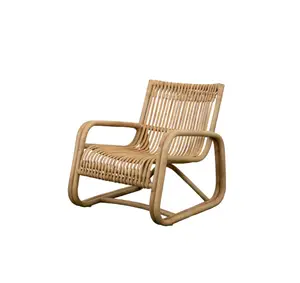 Cane-Line - Curve loungestol INDOOR Semi poleret Natural, rattan