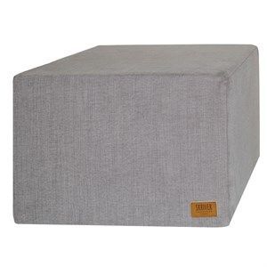 Image of Skriver Collection puf - HotMadi Cube/puf i lys grå